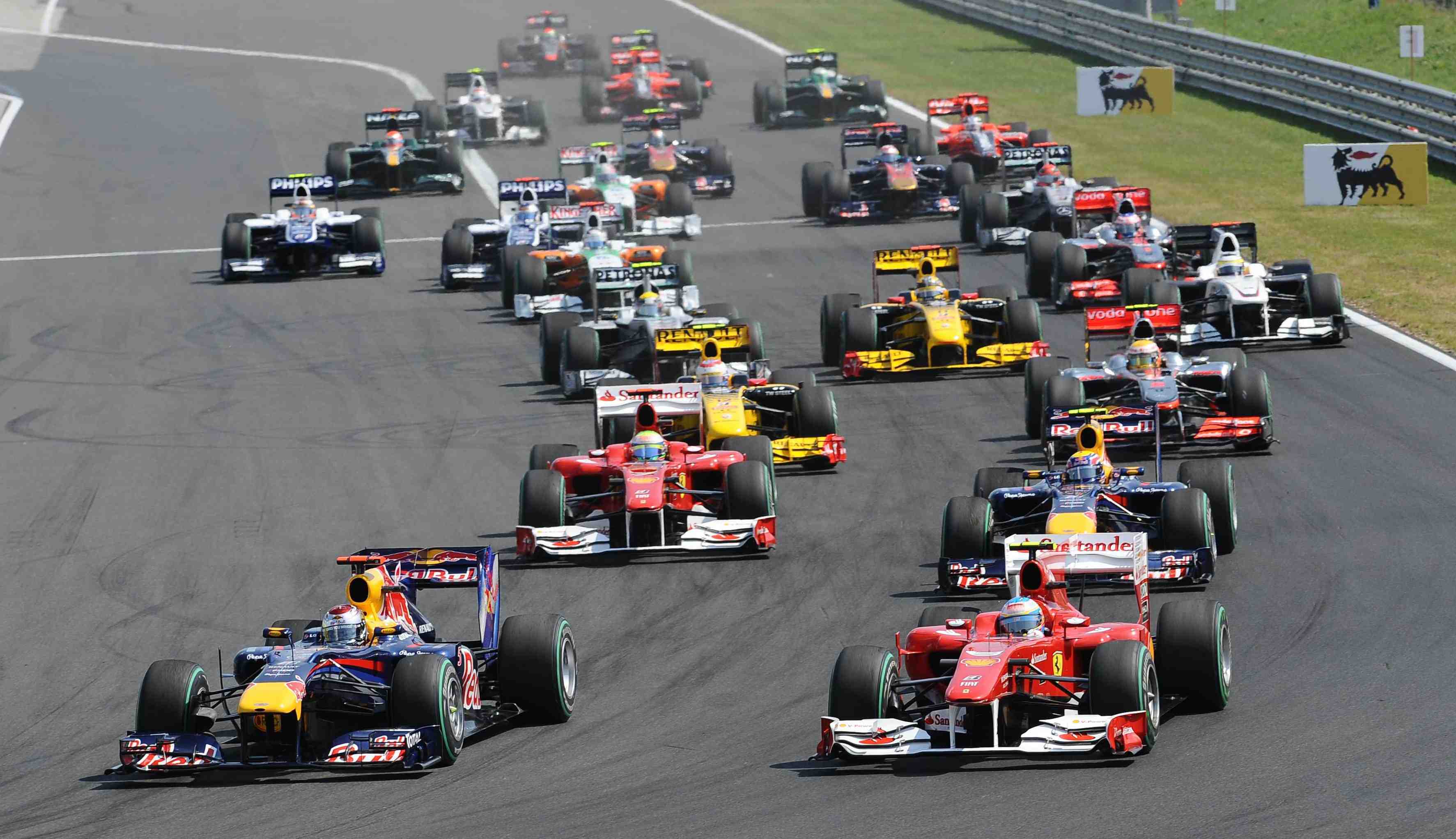 HUNGARIAN GRAND PRIX F1/2010 -  BUDAPEST 01/08/2010 - START ? FOTO ERCOLE COLOMBO